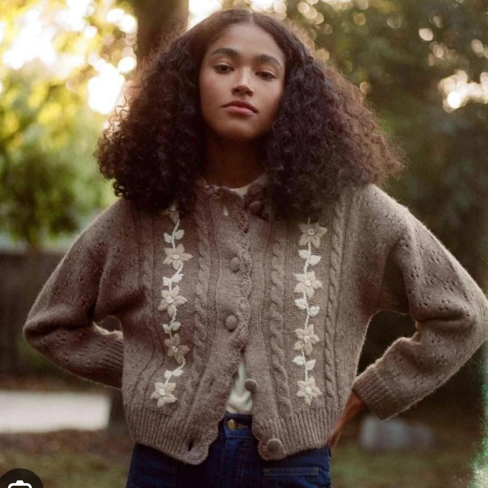 Christy Dawn Clover Knit Cardigan